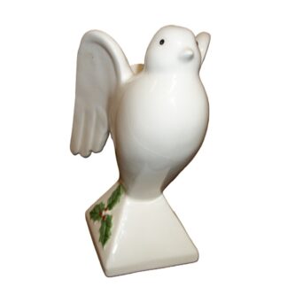 Lefton Christmas Dove Candle Holder - Right