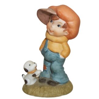 Lefton China #02781- Boy with dog on right front.