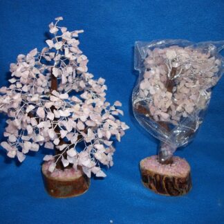 Rose quartz tree with about 500 pieces