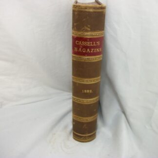 Bound book of Cassell's Magazine issues 1883