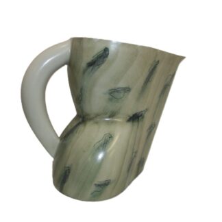 Abstract porcelain art pitcher