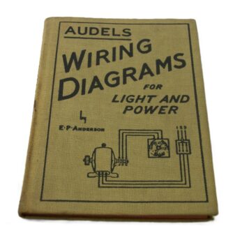 Audels Wiring Diagrams book late 40s