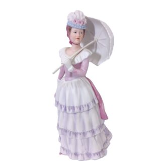 Homco 1431 figurine of lady w parasol