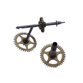 Gilbert Clock Co mantle clock movement center shaft assembly