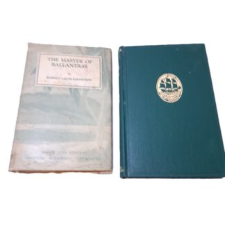 Front view of The Master of Ballantrae by R L Stevenson 1925