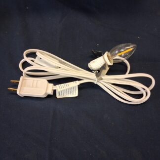 C7 white switched 6 ft light cord