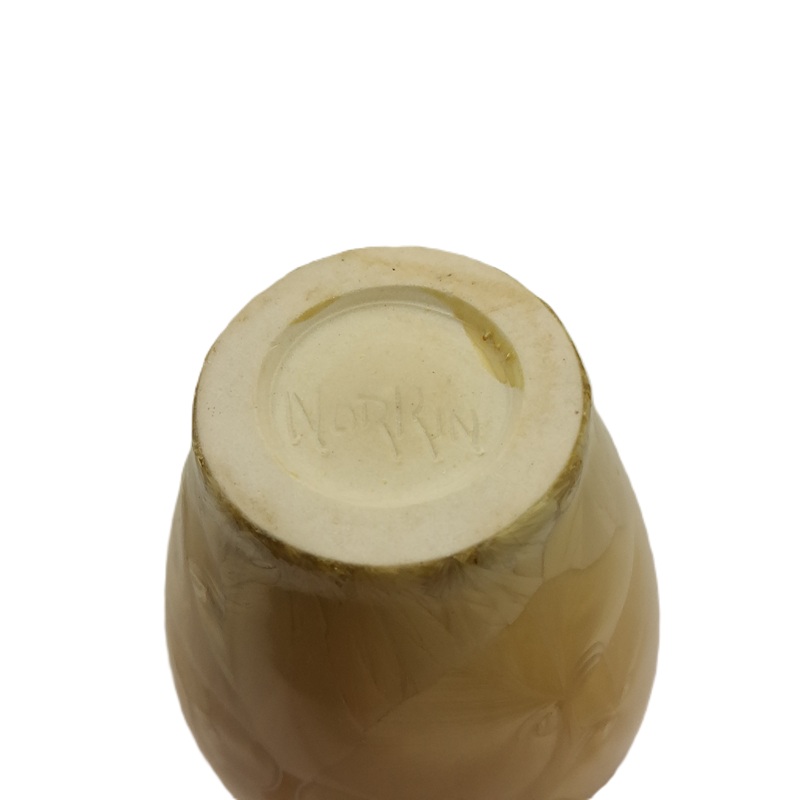 Art pottery vase by Bevan Norkin view of signature.