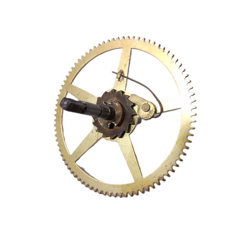 Sessions clock movement strike great wheel.