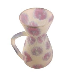 israeli-art-glass-pitcher-right-view