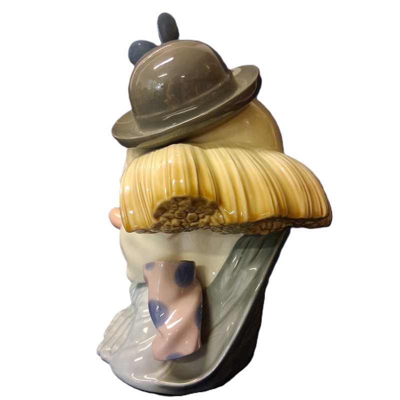 lladro-5130-pensive-clown-back-left-view
